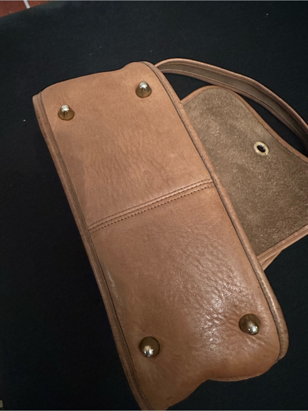Coach NYC Vintage Stewardess Shoulder Bag- Putty/British Tan (?) - Picture 7 of 12